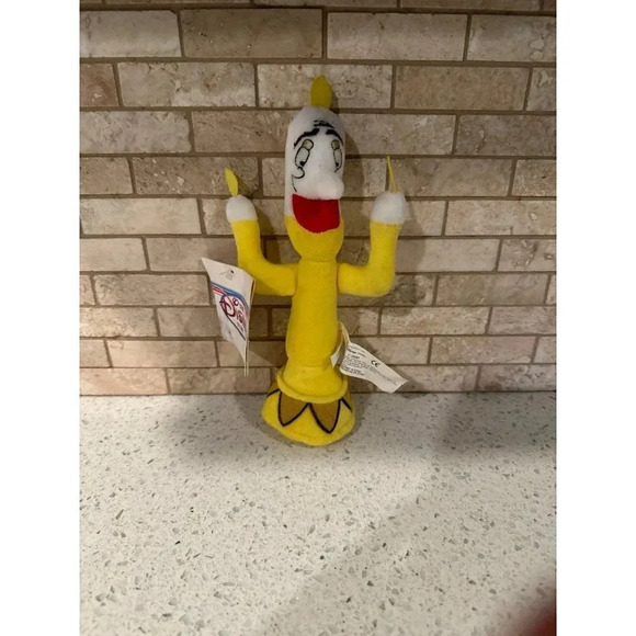 Disney Store Beauty And The Beast Lumiere Mini Bean Bag Plush b21 - Picture 1 of 3